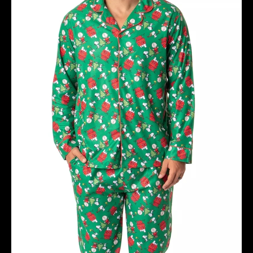 Mens Peanuts Pajamas Size XL